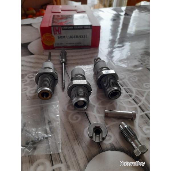 Jeux d'outils 9 mm Luger ( Hornady)