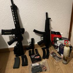 Pack complet (HK416 + MP5 + GLOCK + ACCESSOIRES)