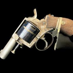 RARE REVOLVER CLAUDIN BREVET&Eacute; &Agrave; PARIS calibre 11mm73