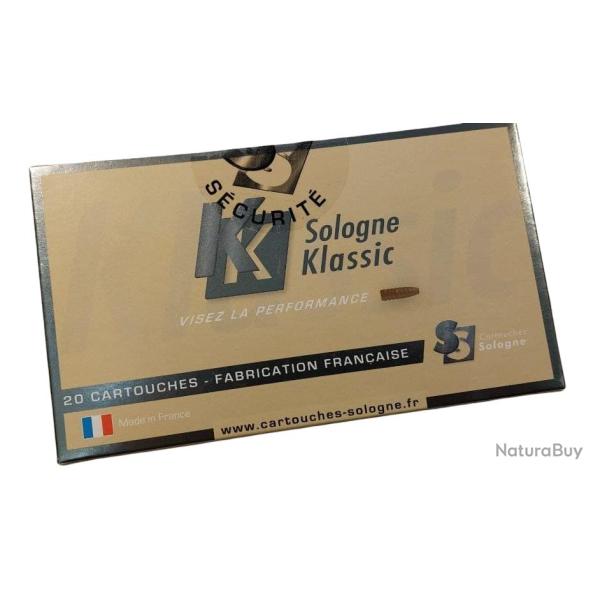 Cartouche SOLOGNE - Cal: 270 WIN - SUBSONIQUE - 150 grs - Boite de 20 cartouches