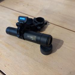 Cam&eacute;ra PARD Action 4K avec fixation fusil et carabine