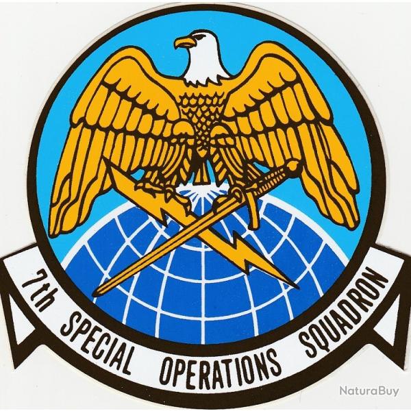 Autocollant  7th Special Op�rations Squadron  ( 7th SOS )
