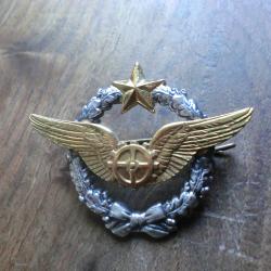 insigne arm&eacute;&eacute; de l'air   brevet m&eacute;canicien navigant / drago