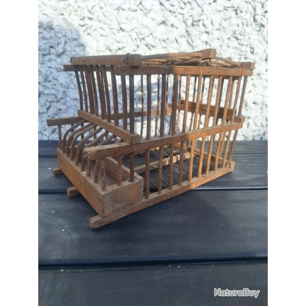 Cage en bois pour Appelant Chasse Traditionnelle