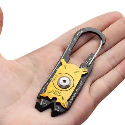 Outil multifonction 20 en 1 compact EDC - Pince porte-cl&eacute;s - Survie/Chasse