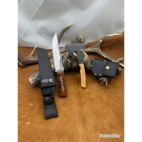 Set de Couteau + Petite hachette ''Columbia'' Offerte ref N.Scb12