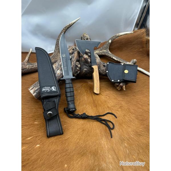 Set de Couteau + Petite hachette ''Columbia'' Offerte ref N.Scb13