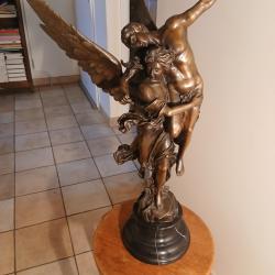 STATUE EN BRONZE
