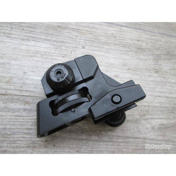 Vis�e arriere M4 airsoft en plastique(h12)