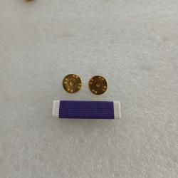 ribon de m&eacute;daille arm&eacute;e us PURPLE HEART original  6