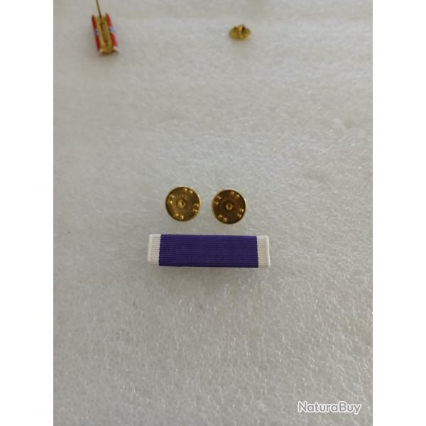 ribon de m�daille arm�e us PURPLE HEART original  6