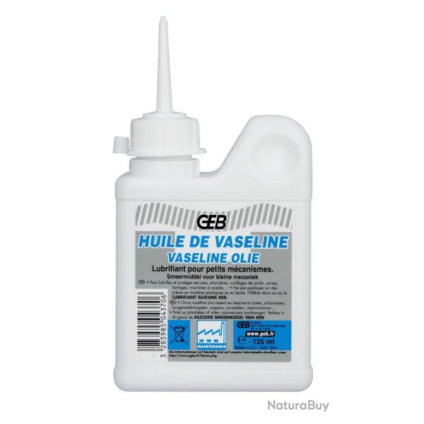 Huile de vaseline multi-usage 125ml - Entretien couteaux/outils/m�canismes - Chasse