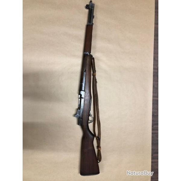 Vends fusil M1 GARAND calibre d'origine 30.06 SPRINGFIELD