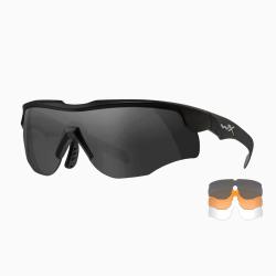 Lunettes ROGUE Comm Noir Gris Fum&eacute; / Transparent / Light Rust