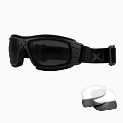 Masque LYNX Noir Gris Fum&eacute; / Transparent