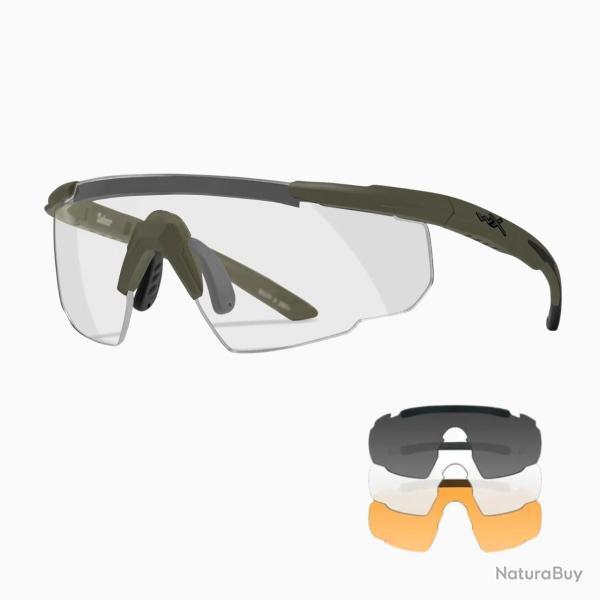 Lunettes SABER Advanced Gris Fum� / Transparent / Light Rust OD Green