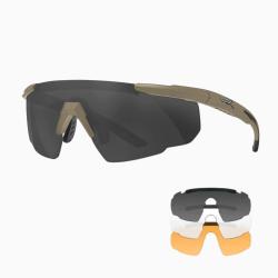 Lunettes SABER Advanced Tan Gris Fum&eacute; / Transparent / Light Rust