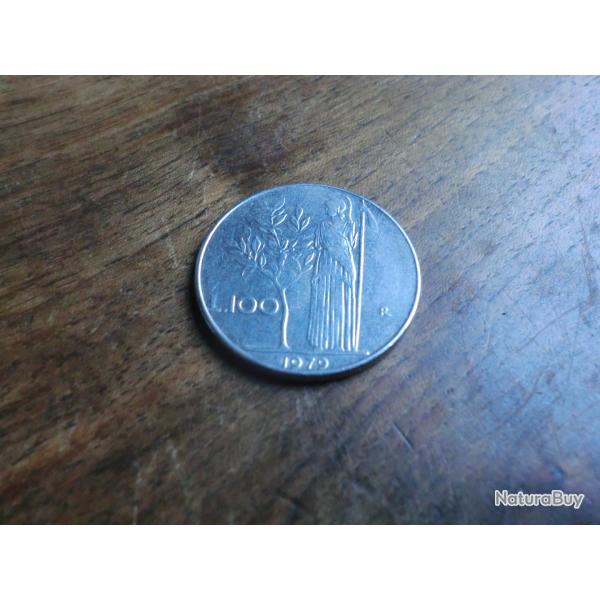 monnaie italie 100 lire   1979