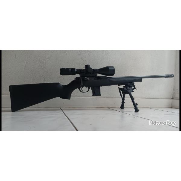 Vend PACK CARABINE ISSC SPA TACTICAL CAL 22LR + LUNETTE 3-9X50