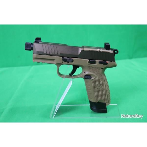 Pistolet FN 502T FDE Cal .22LR