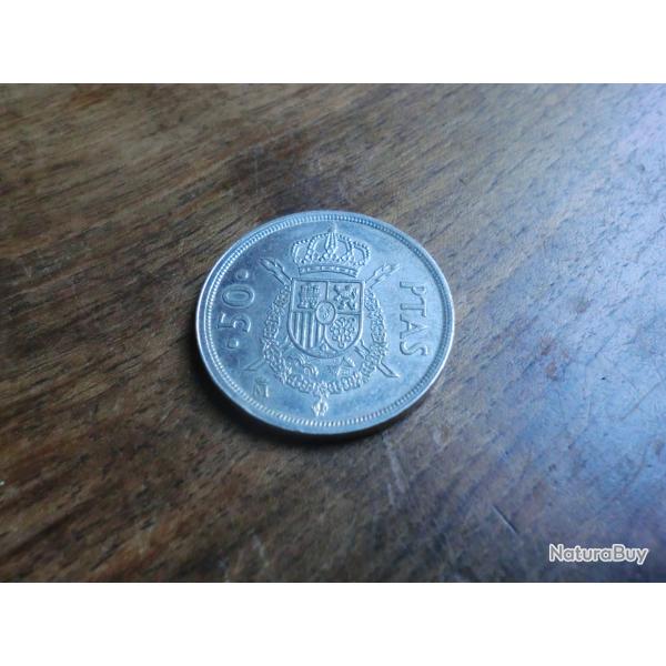 monnaie espagne juan carlos   50 ptas 1982