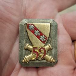 INSIGNE 59 REGIMENT ARTILLERIE ( DRAGO - EMAIL )