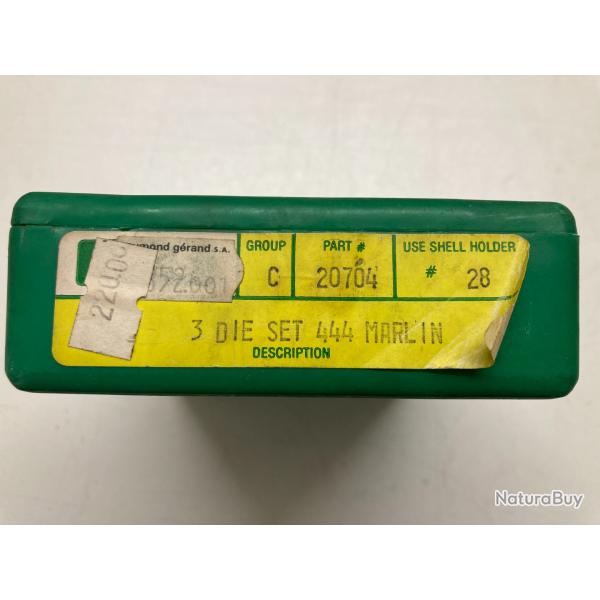 Outils de rechargement calibre 444 Marlin
