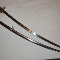 SABRE Mle 1822 D'OFFICIER DE CAVALERIE LEGERE-CHASSEUR A CHEVAL-HUSSARD-SECOND EMPIRE-GUERRE 1870