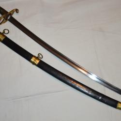 SABRE Mle 1821 OFFICIER INFANTERIE-MONARCHIE-SECOND EMPIRE-GUERRE 1870/1871-