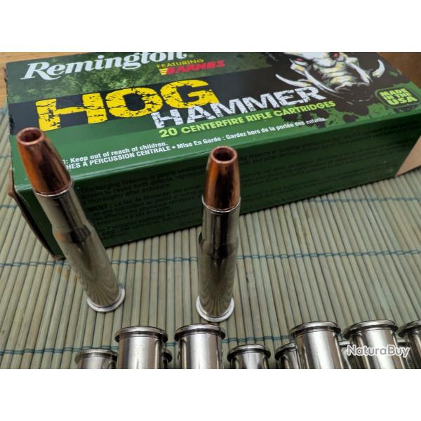 un lot de 2 boites de munitions am�ricaines remington 30-30 ogives Barnes