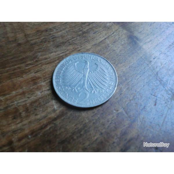 monnaie   deutschland  2 mark  1958