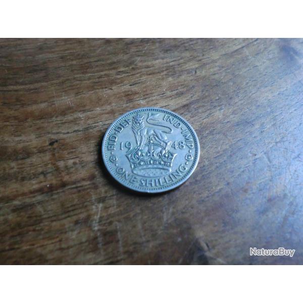 monnaie georges VI  one shilling 1948