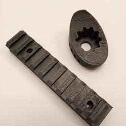 Rail picatinny + bouton punch HDS68