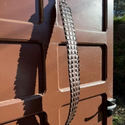 Bretelle de carabine en v&eacute;ritable crocodile