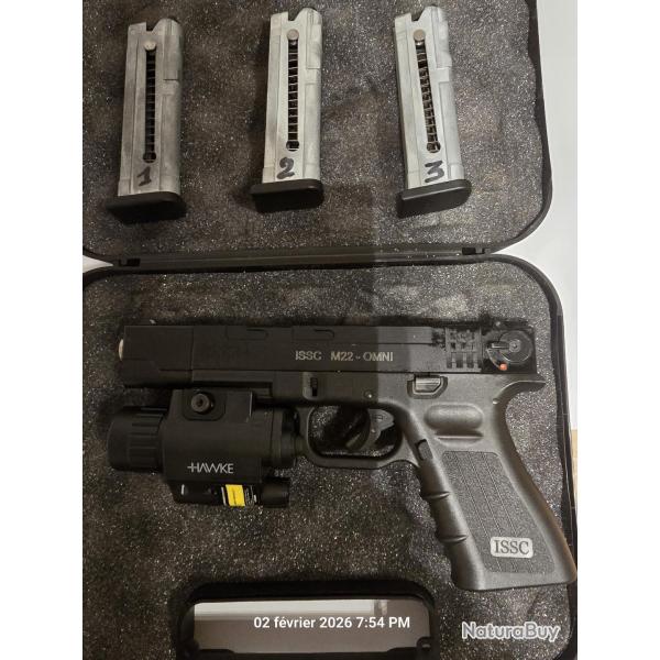 ISCC M 22 + Lampe et point rouge