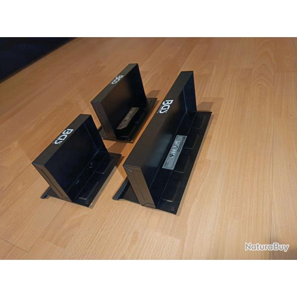 Lot de 3 supports magn�tiques BGS - rangement atelier (aimant�s)