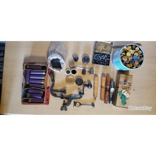 Lot outil rechargement calibre 12 et 16