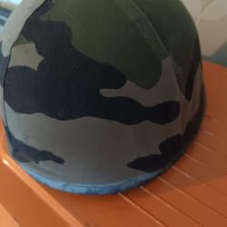 Casque militaire fran&ccedil;ais F1 camouflage CE - DUNOIS 1989 de collection