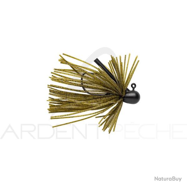 Micro rubber jig KEITECH Guard spin jig 2.6g 101 Green pumpkin PP
