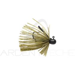 Micro rubber jig KEITECH Guard spin jig 2.6g 309 Sahara olive flake