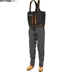 Waders respirants SAVAGE GEAR SG8 Chest zip wader XLS