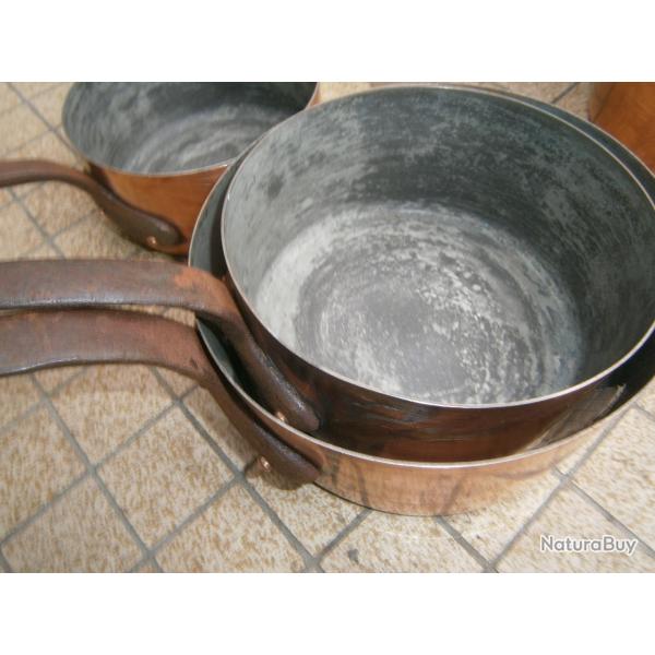 lot de casseroles en bim�tal