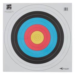 Blason de Cible World Archery 60?cm - Pr&eacute;cision Standard Centre 10 60 cm - Lot de 100 cibles