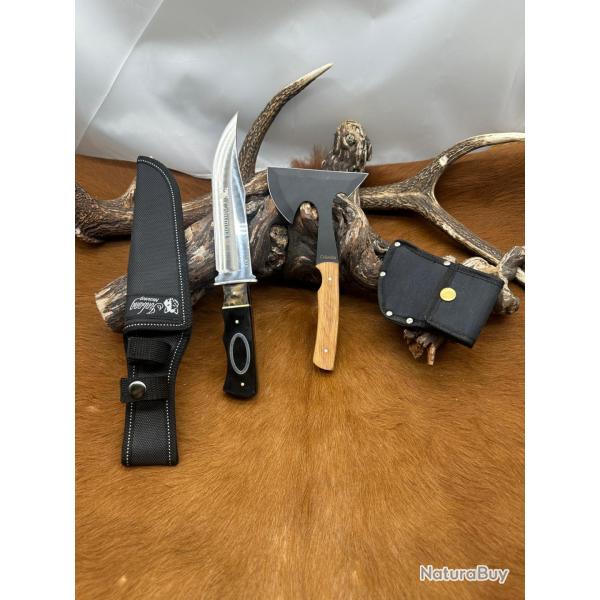 Set de Couteau + Petite hachette ''Columbia'' Offerte ref N.Scb16