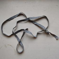 RUBAN ARGENT&Eacute; POUR VESTE ALLEMANDE,1 METRE