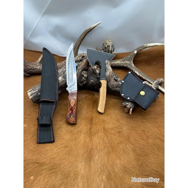 Set de Couteau + Petite hachette ''Columbia'' Offerte ref N.Scb20