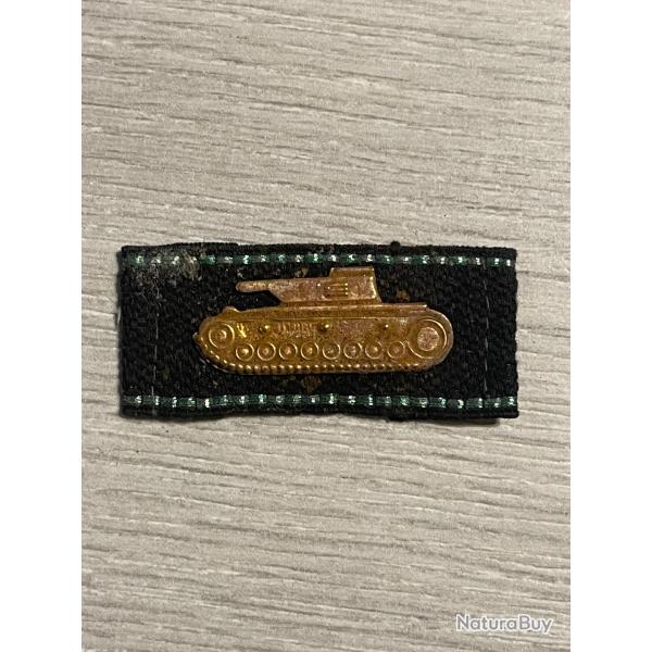 un insigne de char allemand version bronze ww2