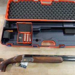 FUSIL SUPERPOSE SPORTING MERCUREY MANSART X9 SPORT CAL. 12/76 + MALETTE+CHOKES PARFAIT ETAT OCCASION