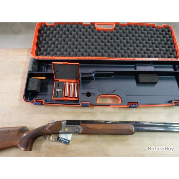 FUSIL SUPERPOSE SPORTING MERCUREY MANSART X9 SPORT CAL. 12/76 + MALETTE+CHOKES PARFAIT ETAT OCCASION