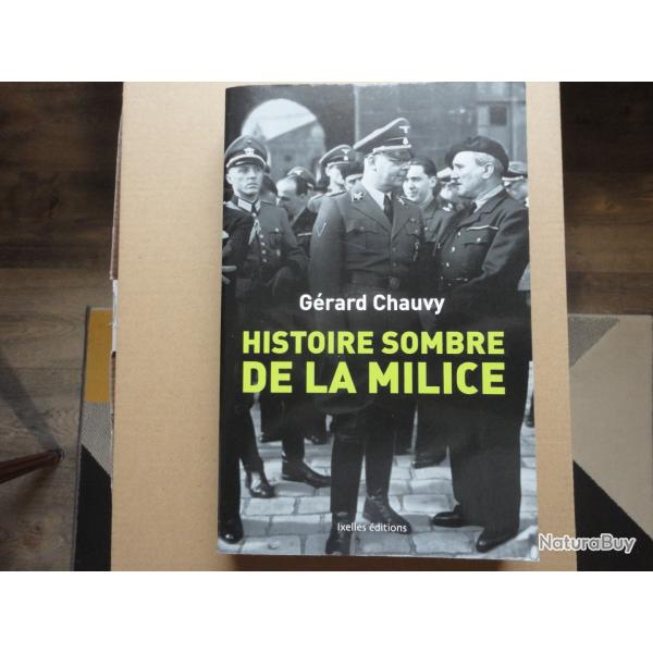 livre : histoire sombre de la milice